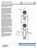 Audio Speaker Mute - 3-Way Switching