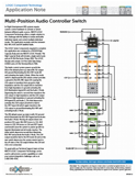 Multi-Position Audio Controller Switch